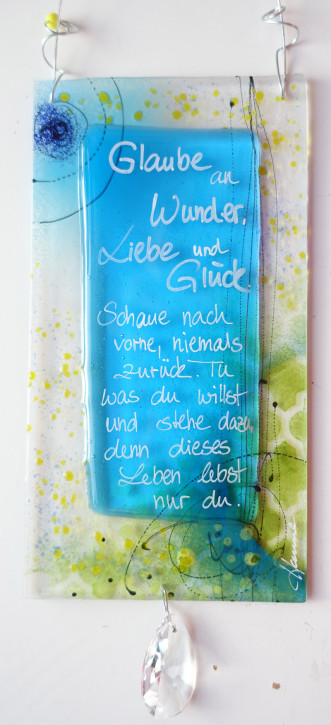 Glaube an Wunder...... 11x20cm