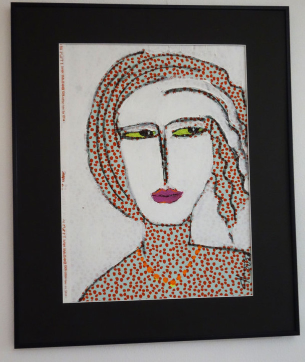 206 Acryl a. Stoff 50x60cm