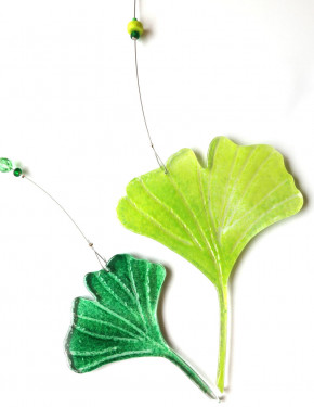 Ginkoblatt 2   9x12,5cm