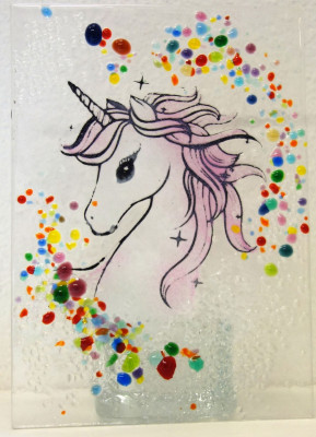 Einhorn  14x10cm